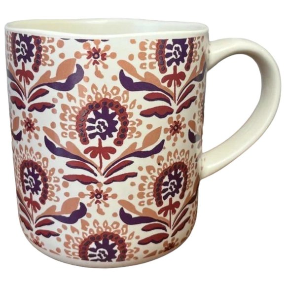 OPALHOUSE Stoneware Mug EUC Target 14 oz Plum Crumble Floral Rare - Picture 1 of 10